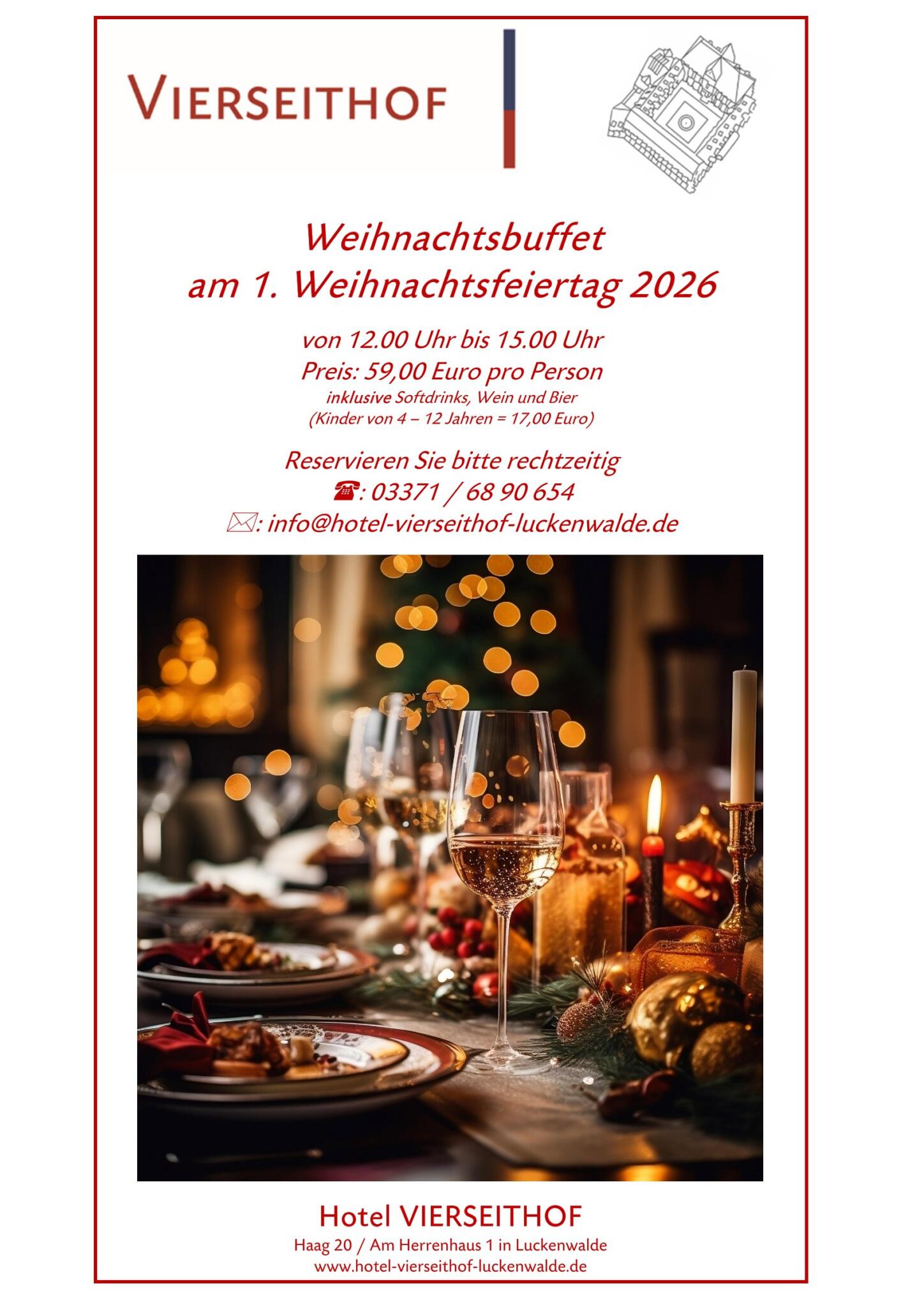 26 10 26 VSH - Weihnachtsbuffet VSH-Weihnachtsbuffet